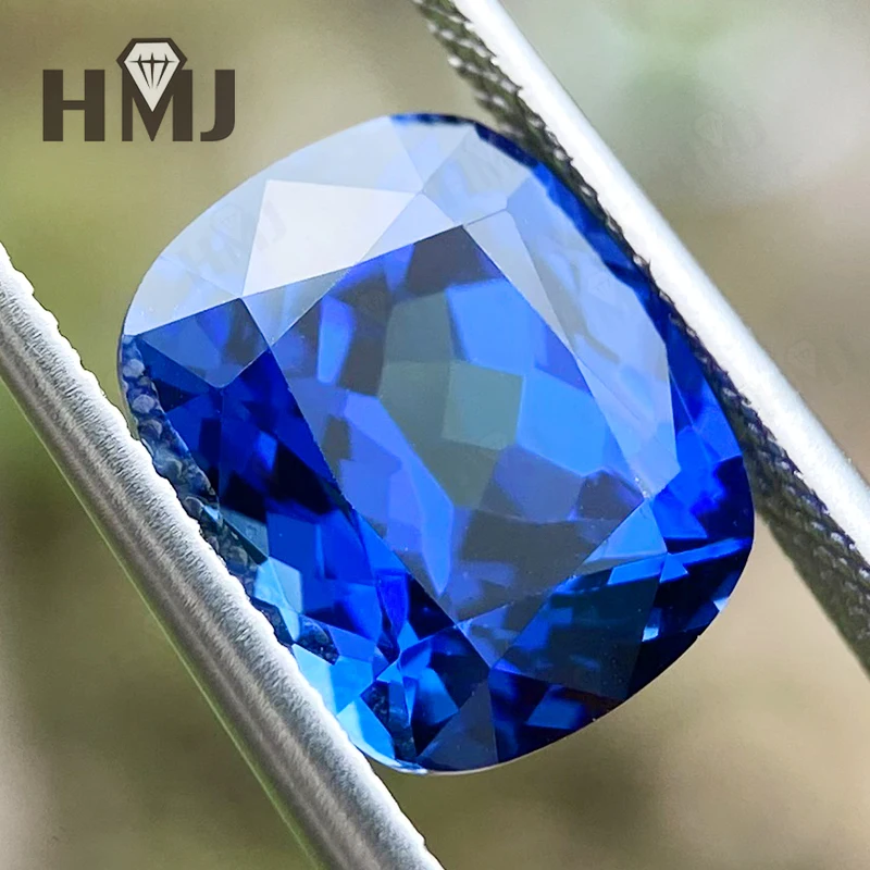 AGL-zertifizierter, im Labor gezüchteter Saphir, 0,1–11 Karat, in den Schliffen Prinzessin/Rund/Oval/Asscher/Kissen/Herz/Smaragd/Birne, für die Herstellung von Schmuck im DIY-Stil. – Detail 26
