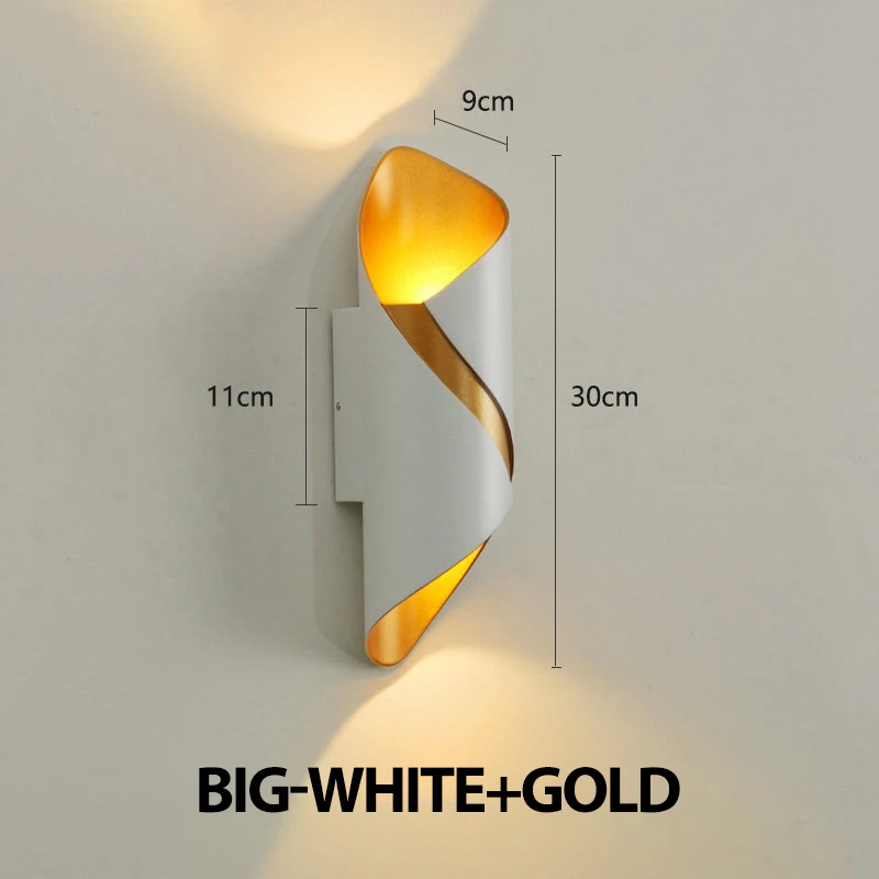 bathroom wall lights Creative Design LED Wall Lamp 10W Indoor Wall Lights Waterproof Outdoor Modern Nordic Sconce Lamp Interior Home Decor Lámparas wall hanging lights Wall Lamps