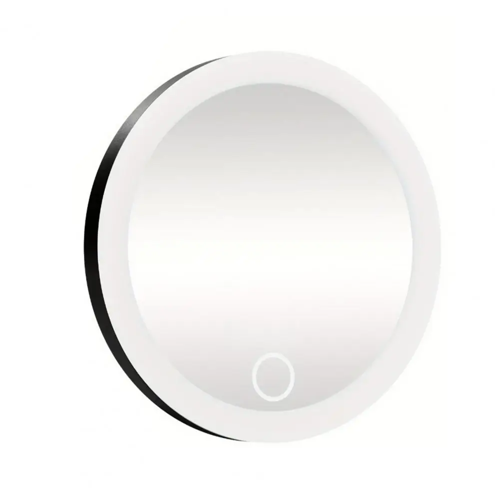 10CM 30X Magnifying Mirror with Tweezers Portable LED Makeup Mirror with 3 Suction Cups Rechargeable Magnified Vanity Mirror 2