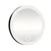10CM 30X Magnifying Mirror with Tweezers Portable LED Makeup Mirror with 3 Suction Cups Rechargeable Magnified Vanity Mirror 2