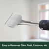 For 1 Pcs Rotary Hammer Drill Groove Flat Chisel Masonry Concrete Percussion Widening Drill Elbow (17x165x75 mm) 25°SDS PLUS 5