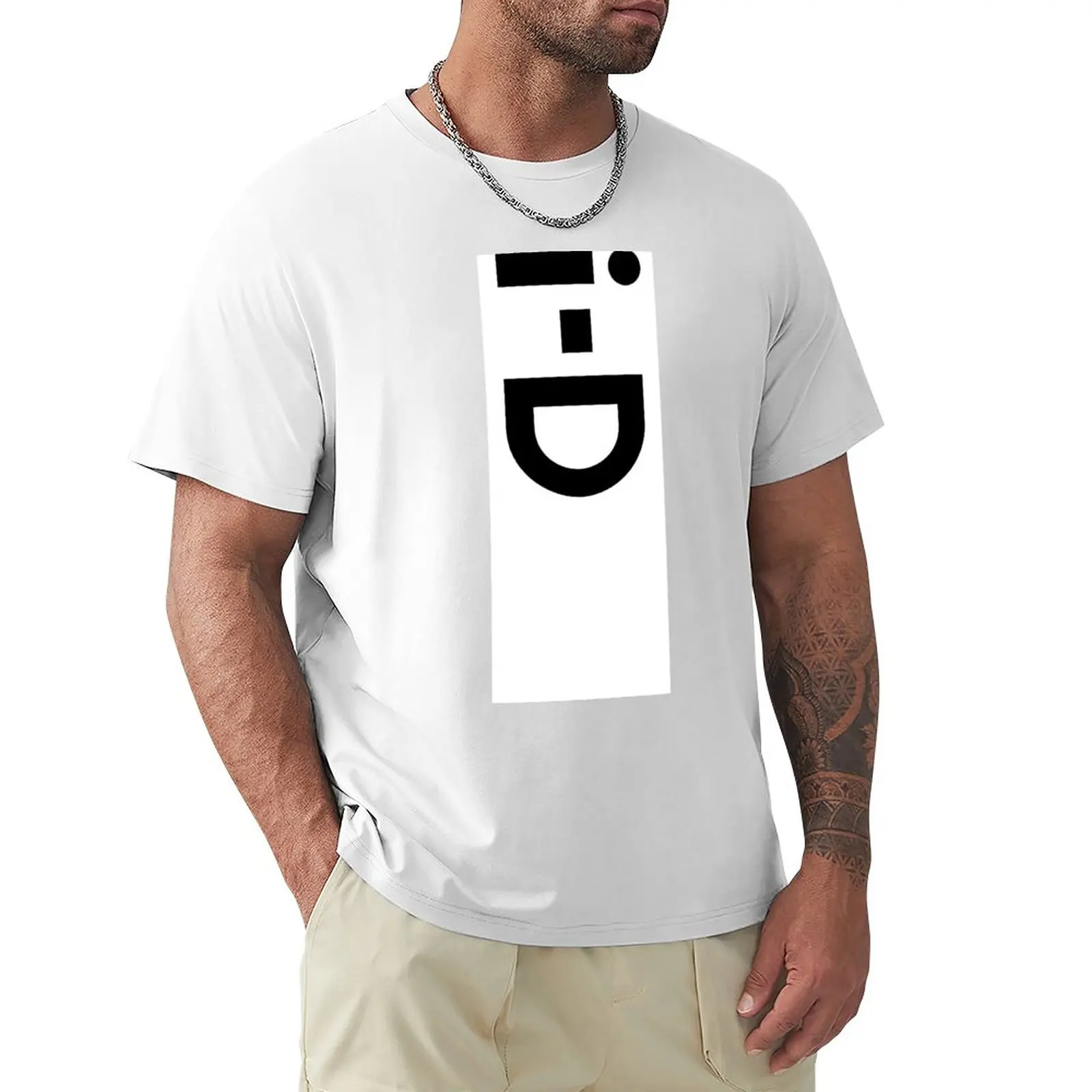 

ID T-Shirt vintage anime clothes summer tops mens t shirt graphic