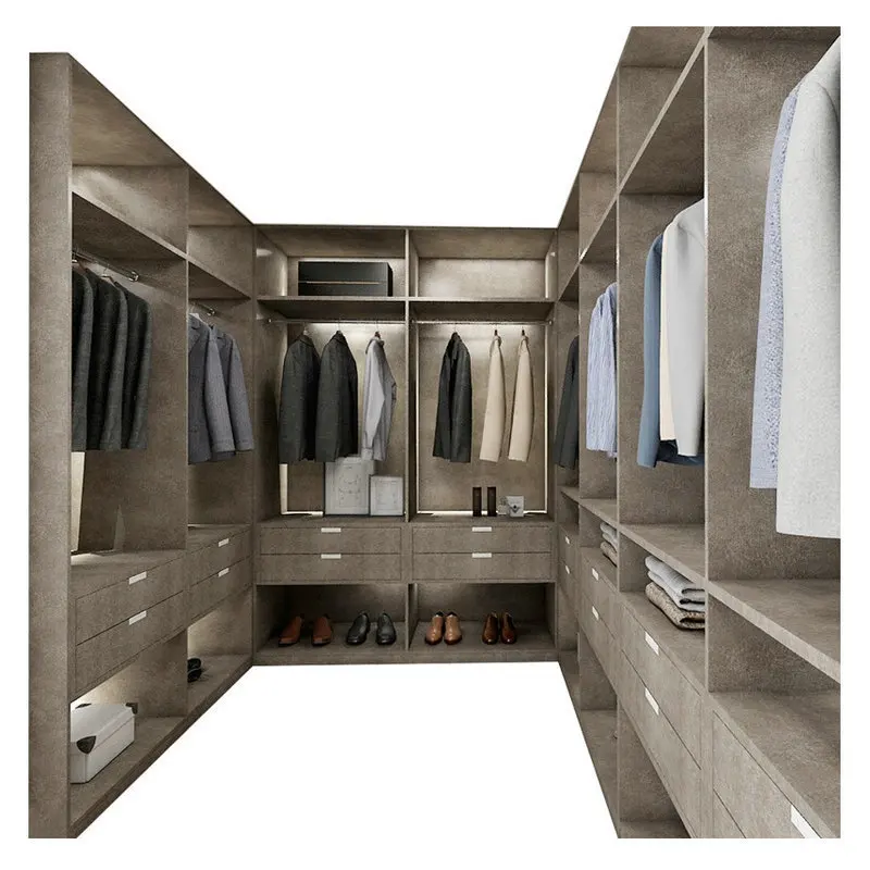 Made Modern Modular melamine Solid Wood home furniture Kitchen Cabinets