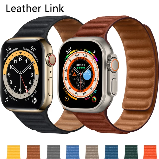 Upgrade your Apple Watch with the Leather Strap by samusak