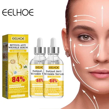 Siero antirughe al retinolo Anti invecchiamento Lifting del viso Rassodante Dissolvenza Linee sottili Idratante Cura della pelle Siero viso all'acido ialuronico