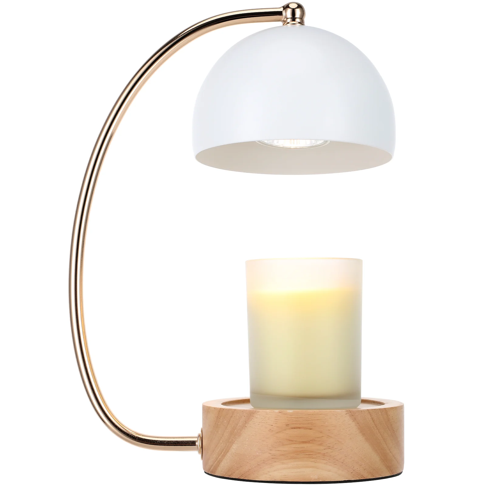 

Healifty Vintage Warmer Lamp Dimmable Timing Adjustable Light Wax Holder Light for Home Decoration (US Plug)