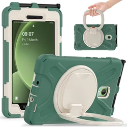 Rugged Heavy - Duty Protective Case with 360° Rotatable Handle for Active3 2020 SM - T570 (Emerald Green)