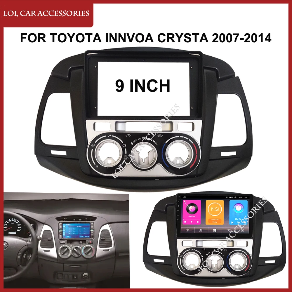 9-дюймовая панель для TOYOTA Innvoa CRYSTA 2014 ручное автомобильное радио Android MP5 GPS-плеер