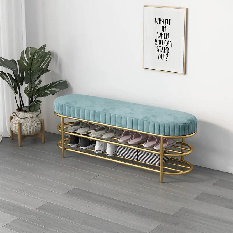 Shoe Storage Bench with Seat Cushion Shoe Rack Shoe Shelf Shoe Rack