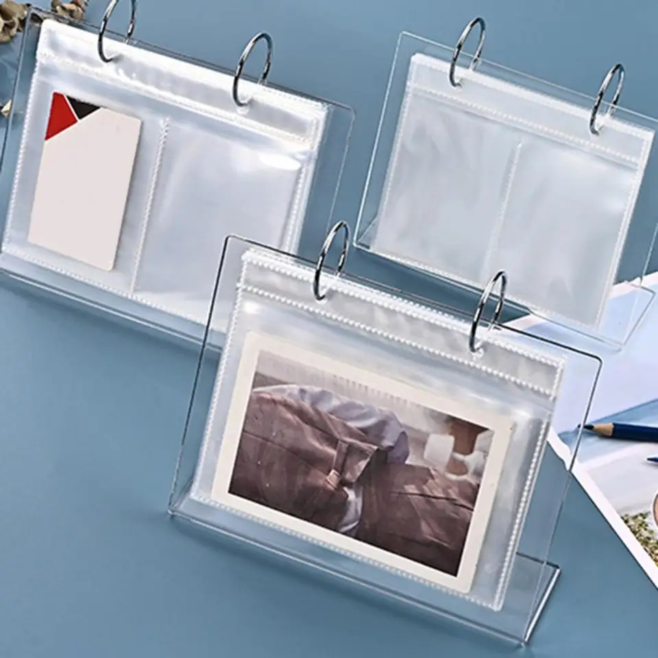 Album Fotografico Da Tavolo In PVC - 3 Misure A6/A5/A3 Con Tascine - Foto 4