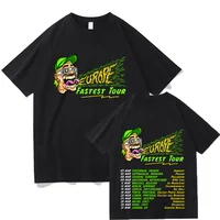 Feid Ferxxo Tour 2025 T-shirts Rapper Tshirts Short Sleeve Hiphop TShirts Unisex Y2K Tshirt High Quality Cotton Women Men Tops 1
