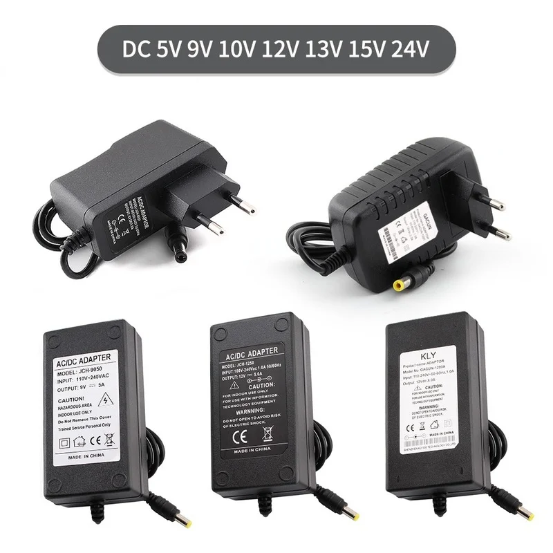 Ac Dc 9V 24 V 12V 5V Alimentatore Switching Fonte Da 220V A 5V 12V 24 V Adattatore Universale 5 12 24 V Volt Smps Per Striscia Luminosa A Led