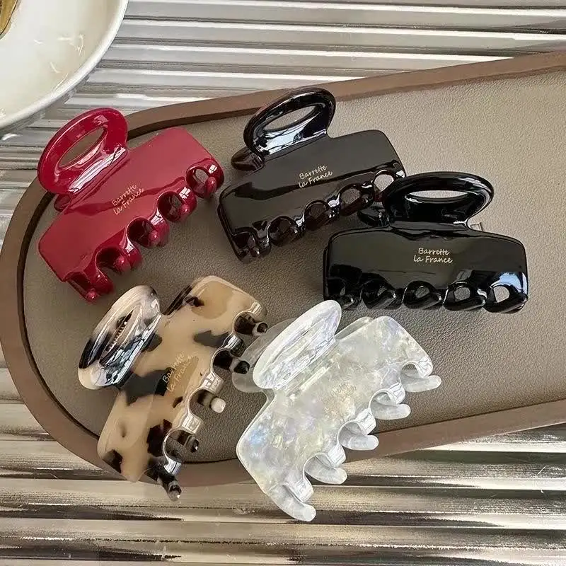 Красная заколка для волос FSUNION