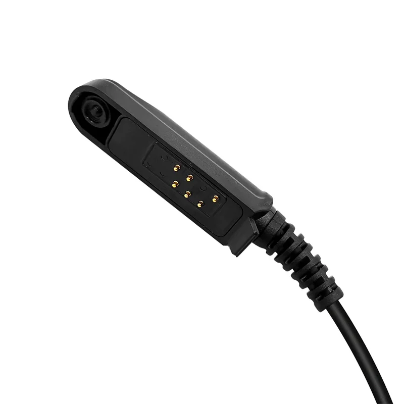Walkie Talkie Earphone Accessories, UV 9 Earphone, Hands-free, Acoustic Tube, PTt Mic Headset for Baofeng, 2Pack