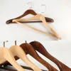 High-Grade Wide Shoulder Wooden Coat Hangers - Solid Wood Suit Hanger 4