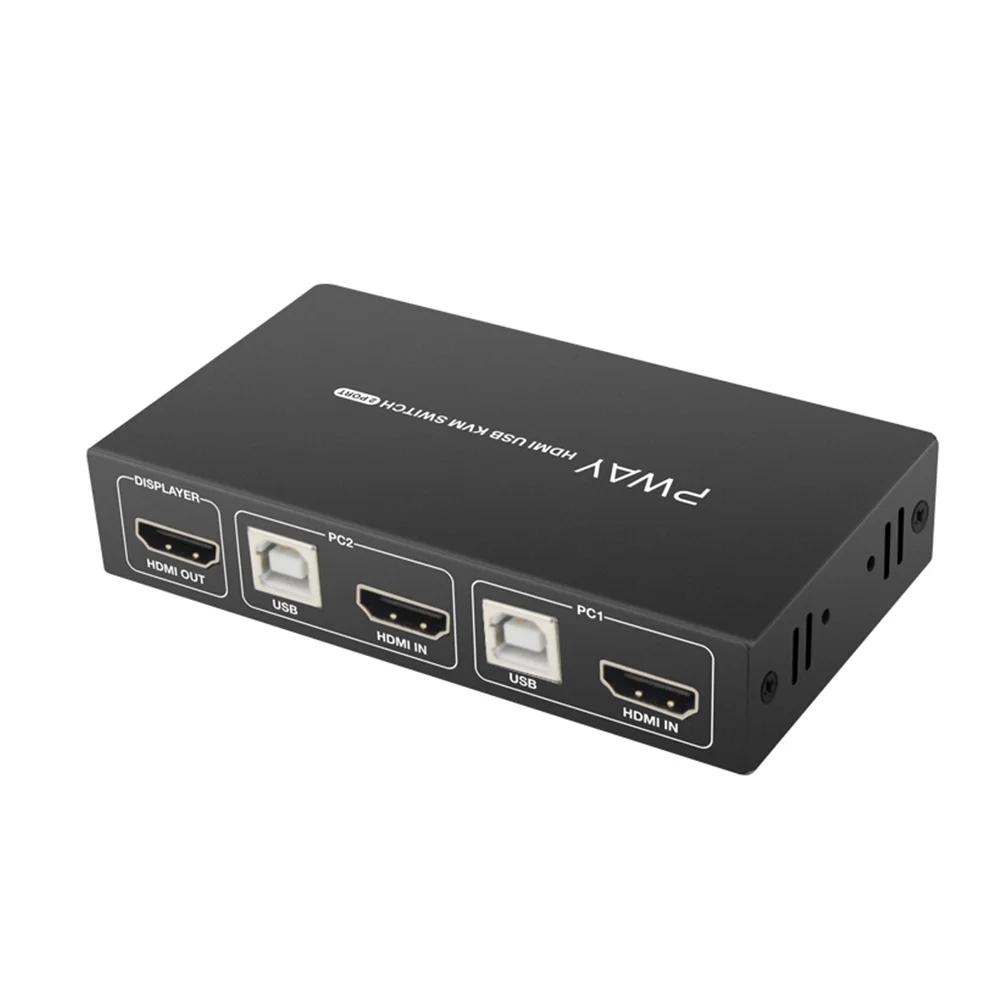ǻ 4K Kvm HDMI ġ 2   USB 2.0 ó, 2  1 ƿ ġ, ÷ Ʈ,   2 Ʈ, 4k 30hz
