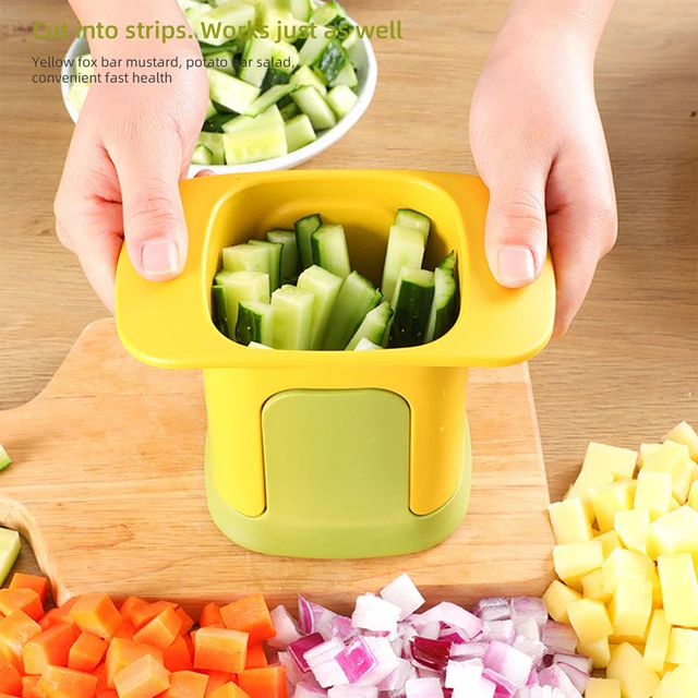 Versatile Hand Pressure Vegetable Chopper And Repetier Slicer For Onion,  Cucumber, Potatoes, And French Fries From Esw_house, $5.37