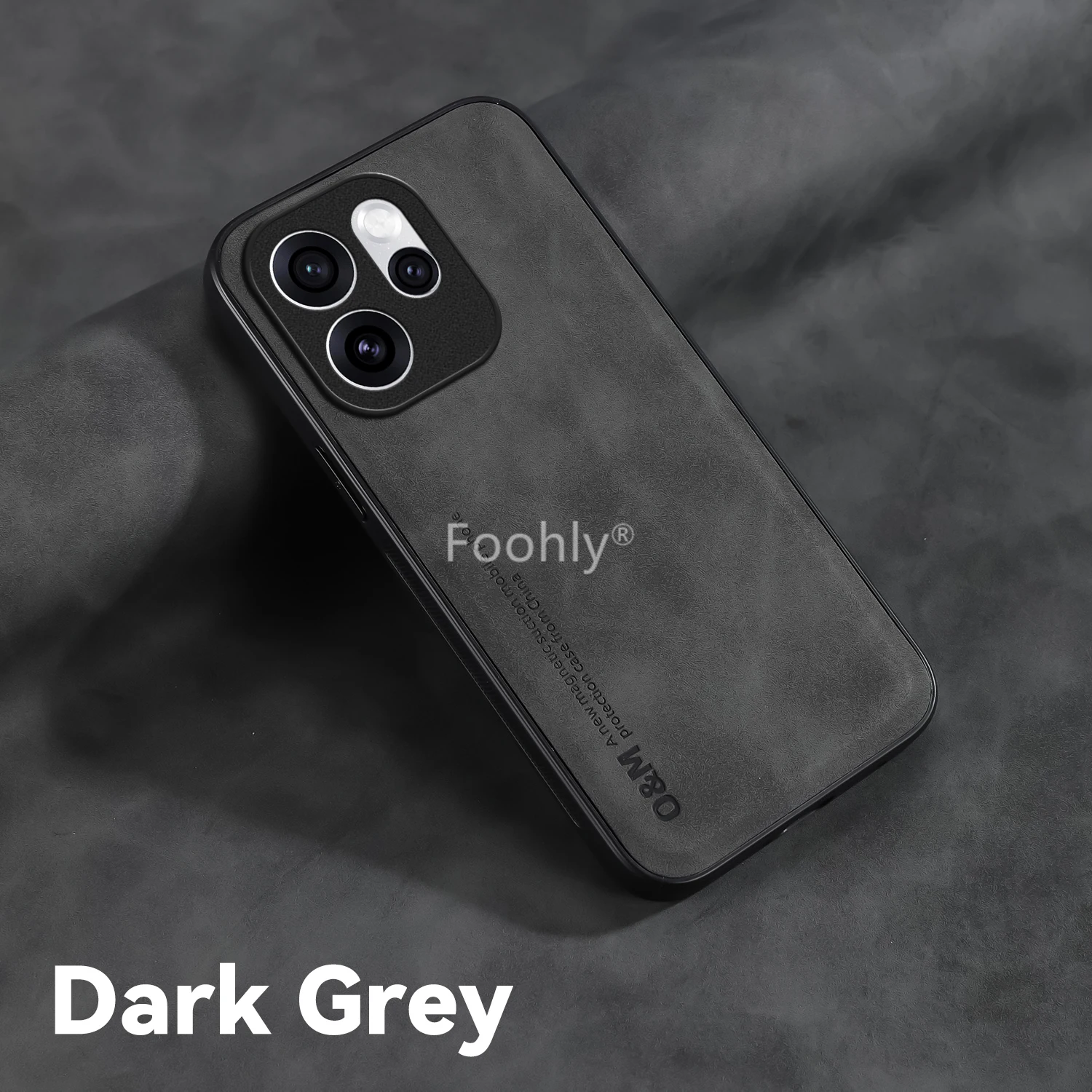 Nubuck Leather Shockproof Magnetic Protective Phone Case