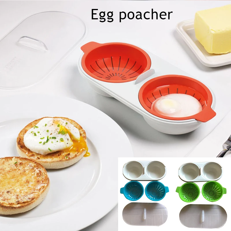 WAOBE Egg Steamer Silicona DIY Molde para Huevo Helado Molde Convenient Breakfast Red 