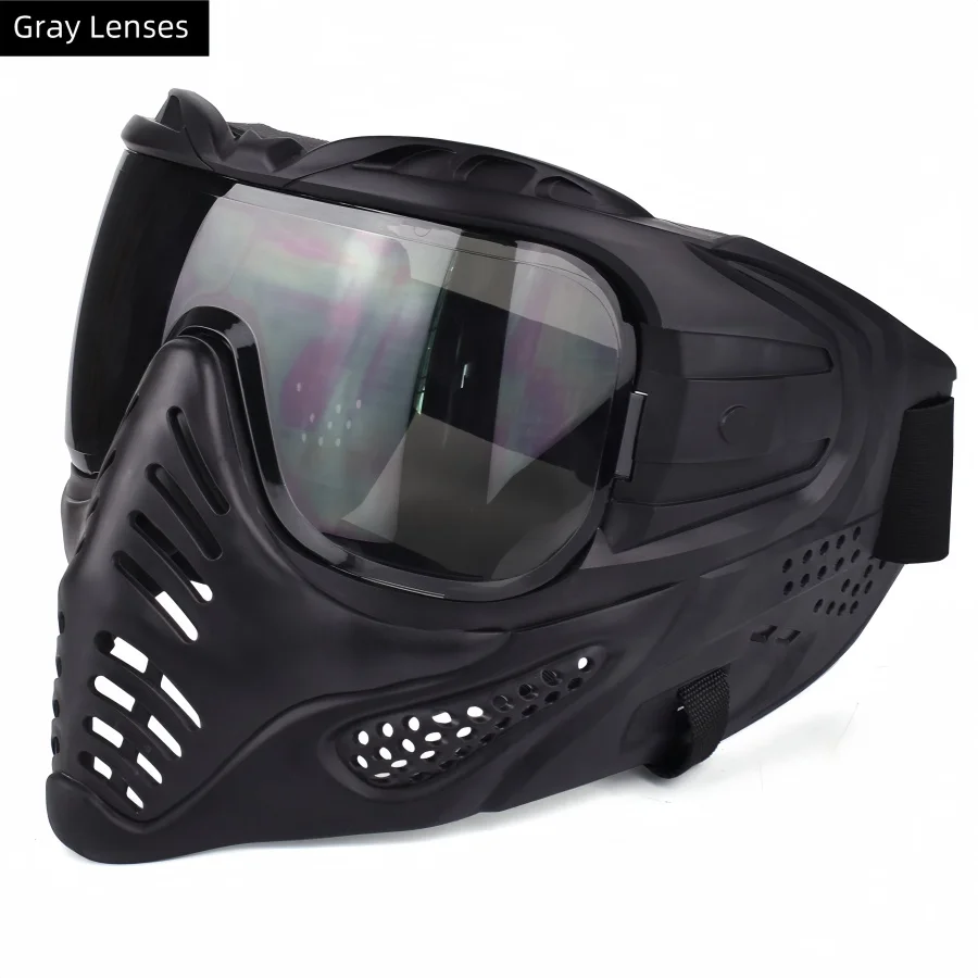 Windproof Full Face Mask with Goggles for Outdoor Sports and Tactical Activities