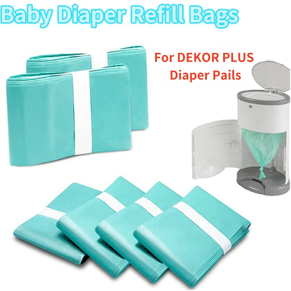 Diaper Pail Refills Bags Compatible With Dekor PLUS