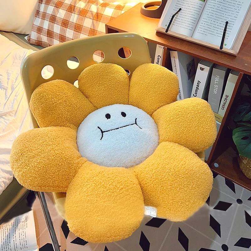 Sunflower Sitting cushion decorative Cushion Pillows Sitting Cushions for Sofa Soft Room Decor Office Back Cushion Gifts 방석 4