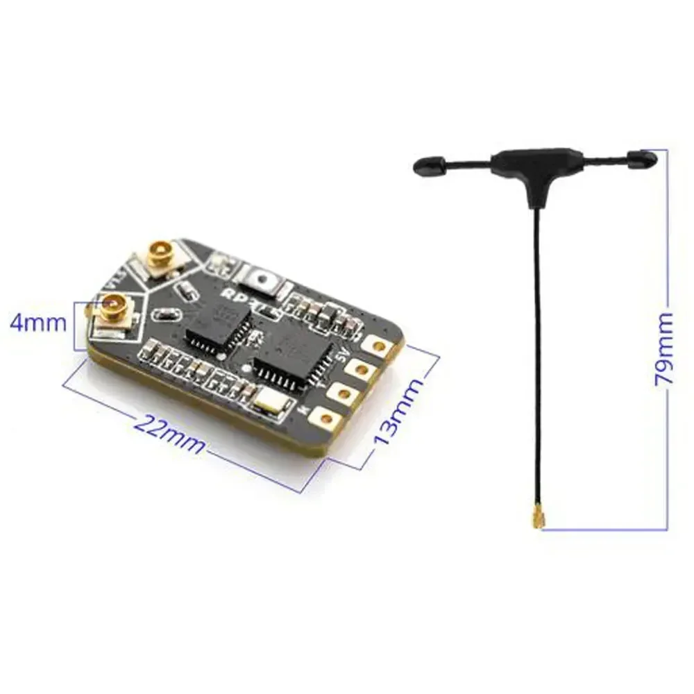 RadioMaster RP1/RP2/RP3 Ricevitore nano ELRS da 2,4 GHz - Compatibile con il trasmettitore radio TX16S/TX12/ZORRO ELRS (Accessori RC) - immagine 5