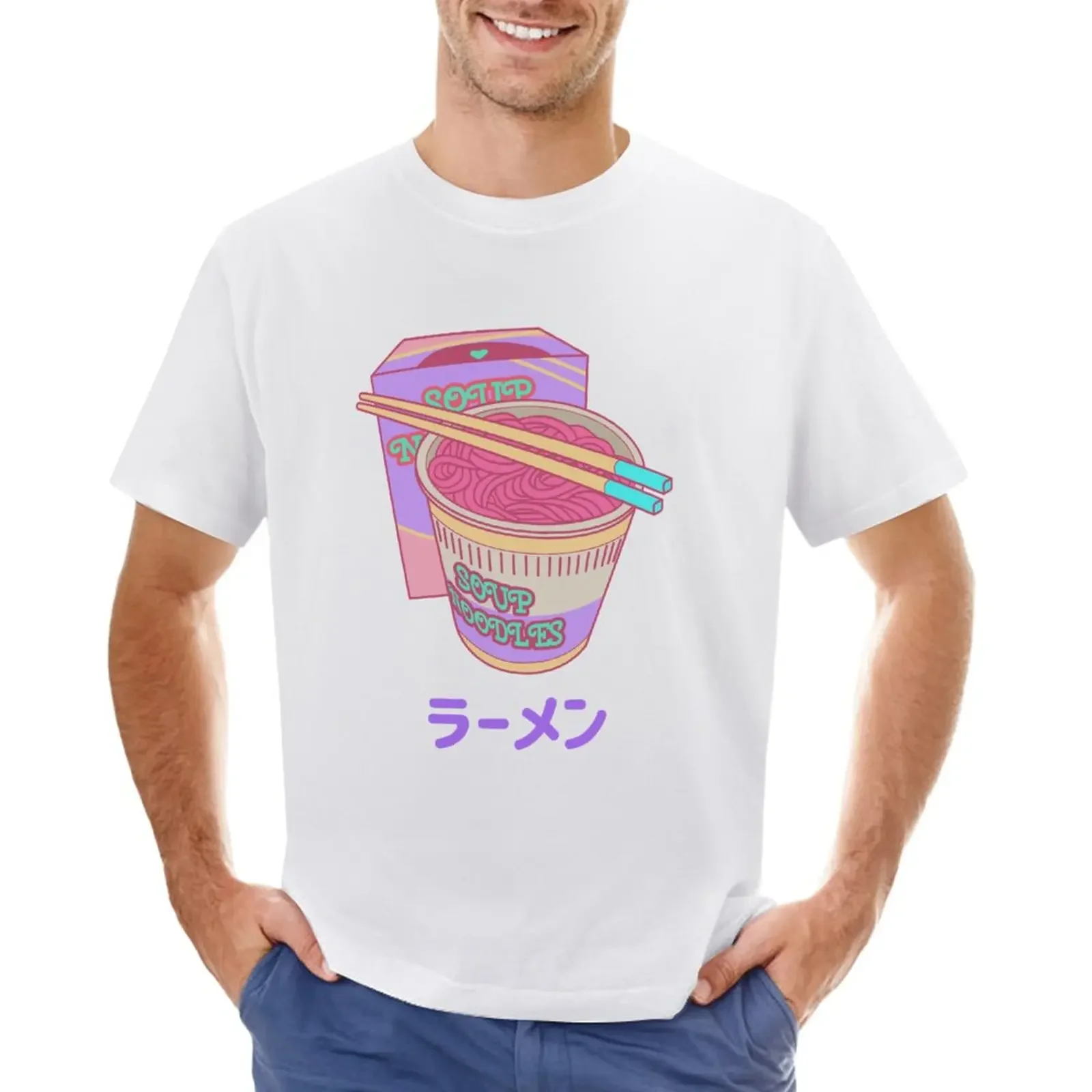 

A good bowl of Rāmen (cup noodles) - A Japanese-inspired logo T-Shirt Blouse plus sizes plain white t shirts men