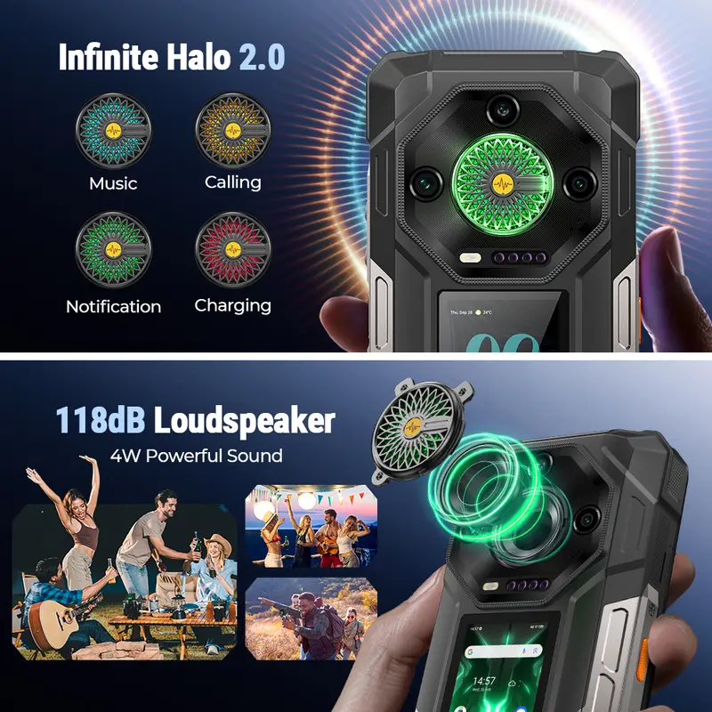 Ulefone Armor 33 Pro 5G Rugged Phone 25500 mAh 512GB ROM 120Hz 6.59”3.4" Rear Screen NFC Android Smartphone - Image 5