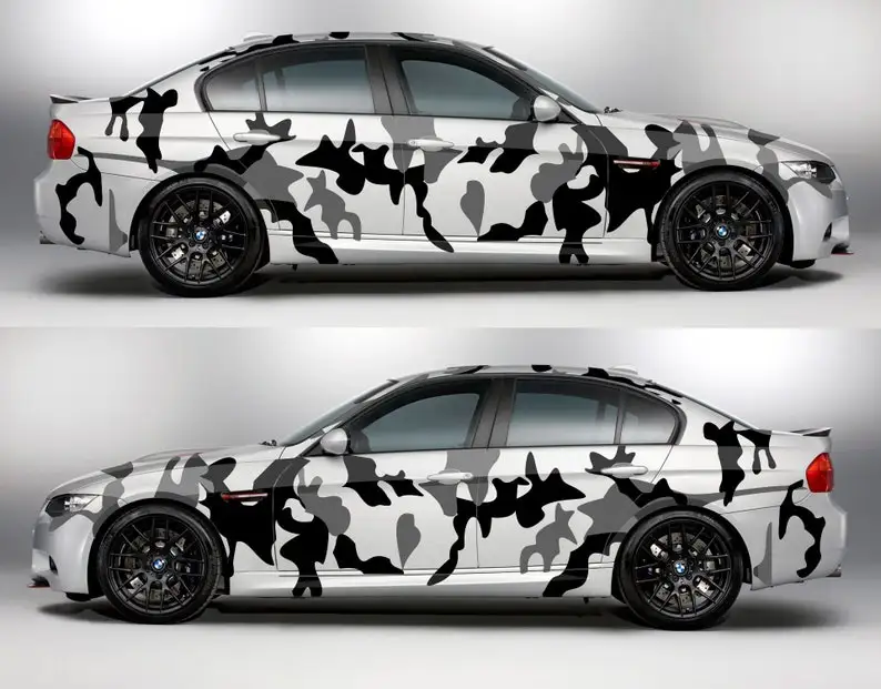 Universal Car Camouflage Vinyl Stickers Decal Kit Camo Car Stickers