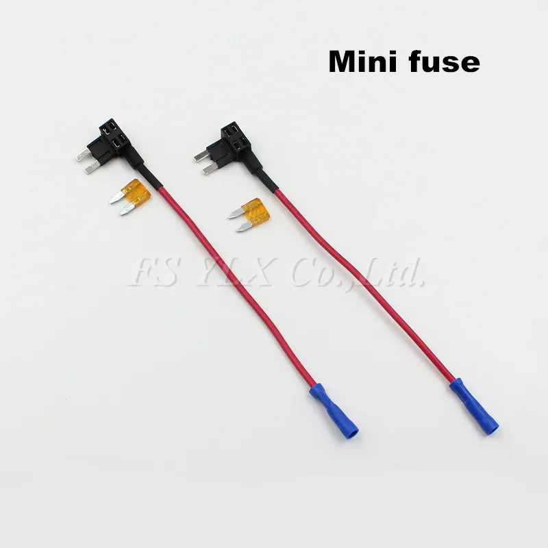 2xAdd A Circuit standard/mini/low-profile mini/micro fuse boxes holder piggy back fuses tap dual circuit adapter holder car fuse