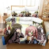 Anime Student Councils Discretion Bedding Set,Duvet Cover Bed Set Quilt Cover Pillowcase,King Queen Twin Size Boys Girls Adults 2