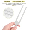 Tuning Fork 528HZ Tuner with Mallet Set for Healing Nervous System Reliever Stress Health Care Sound Therapy Healing Chakra 2