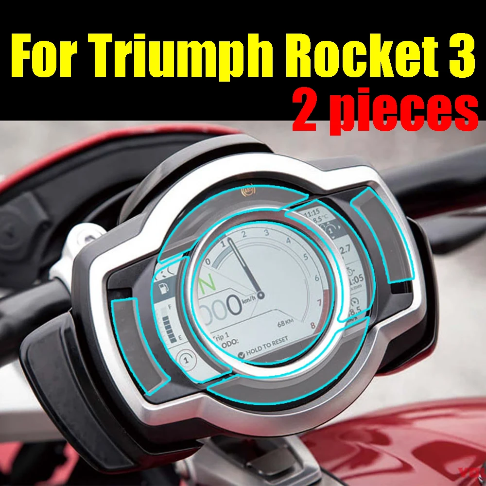 Per Triumph Rocket Iii 3 Gt R 3Gt Accessori Moto Cluster Protezione Antigraffio Pellicola Tachimetro Cruscotto Protezione Schermo