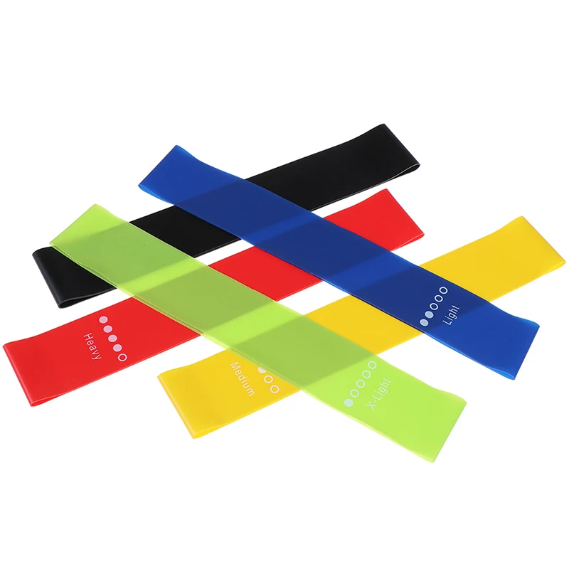Crossfit Workout Resistance Bands Fitness Elastic Rubber Bands Training Workout Mini Home Gym Home Yoga Strength Equipment Fitness Resistance Band Fitness Accessories