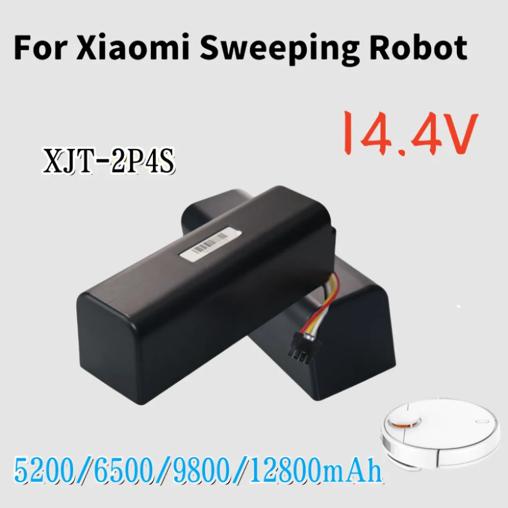 

14.4V 5200/6500/9800/12800mAh Robotic Vacuum Cleaner Replacement lithium Battery For Xiaomi Roborock S55 S60 S65 S50 S51 S5 MAX