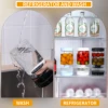 Glass Olive and Pickle Strainer Jar, Olive Container Hourglass Jar with Strainer Flip Pickle Container for Airtight Food Storage 4