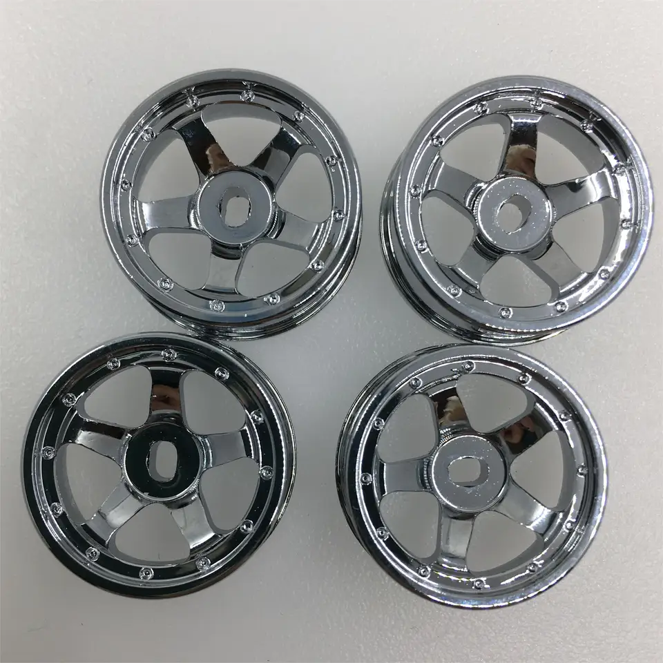 電気メッキ付き金属ホイールハブ,1/28 rc,20mm,bz,drz,xrx,kyosho mini