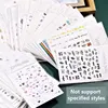 Random 50 PCS Stickers for nails Press on nails Toe nail art Decoration Women manicure supplies 4