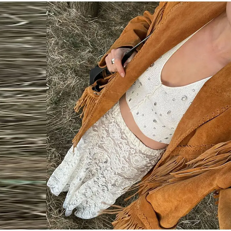 Elegant Floral Lace Hollow Out Skirts Women Sexy Retro Solid Low Waist Long Skirt Female Korean Autumn Summer Loose Versatile