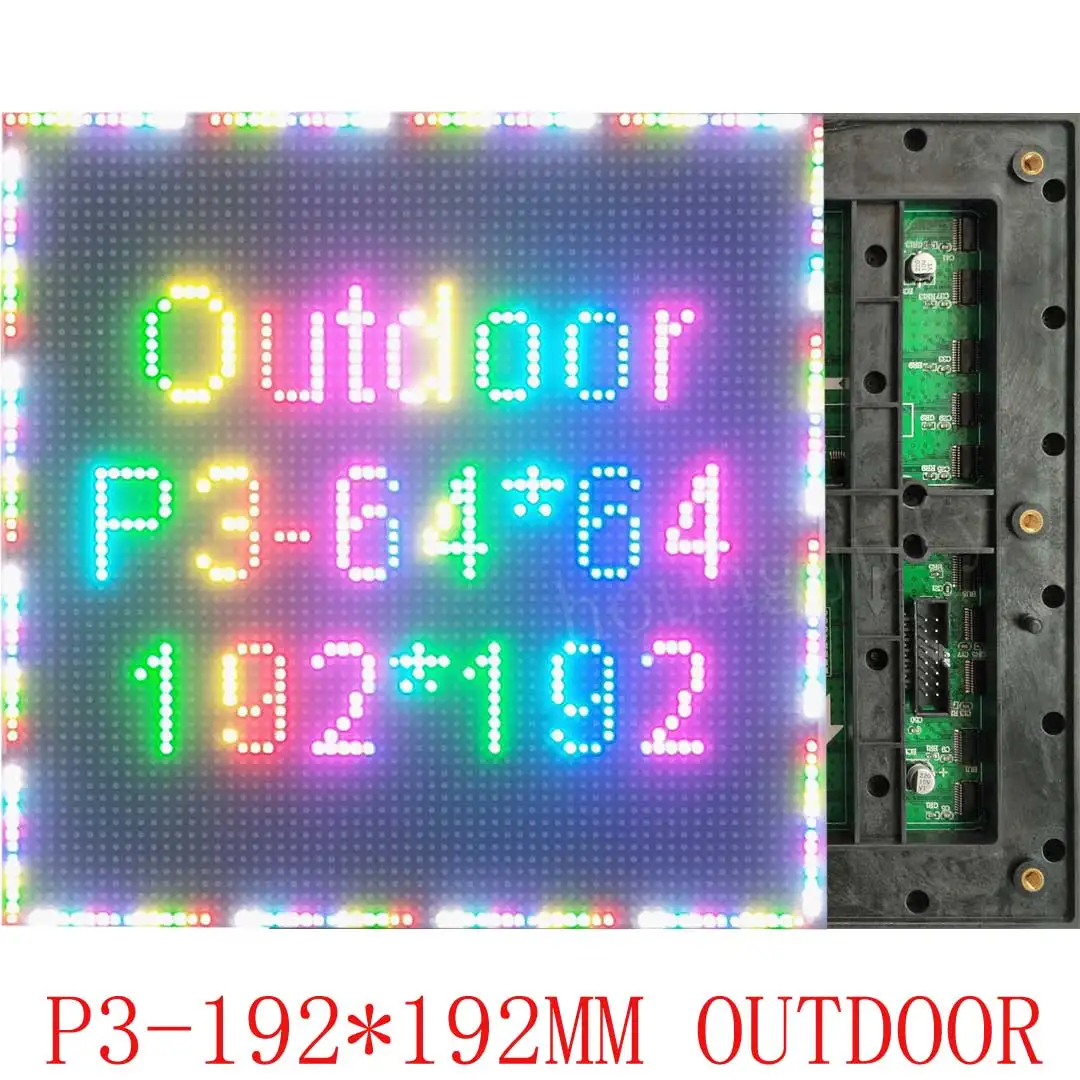 

P3 LED Pantalla Publicidad Exterior Module Board Outdoor Advertising Screen Computer Phone Control
