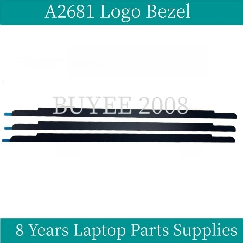 

3pcs New Original A2681 Logo Bezel For MacBook Air Retina 13" M2 A2681 Logo Strip A2681 LCD Screen Front Logo Glass Cover