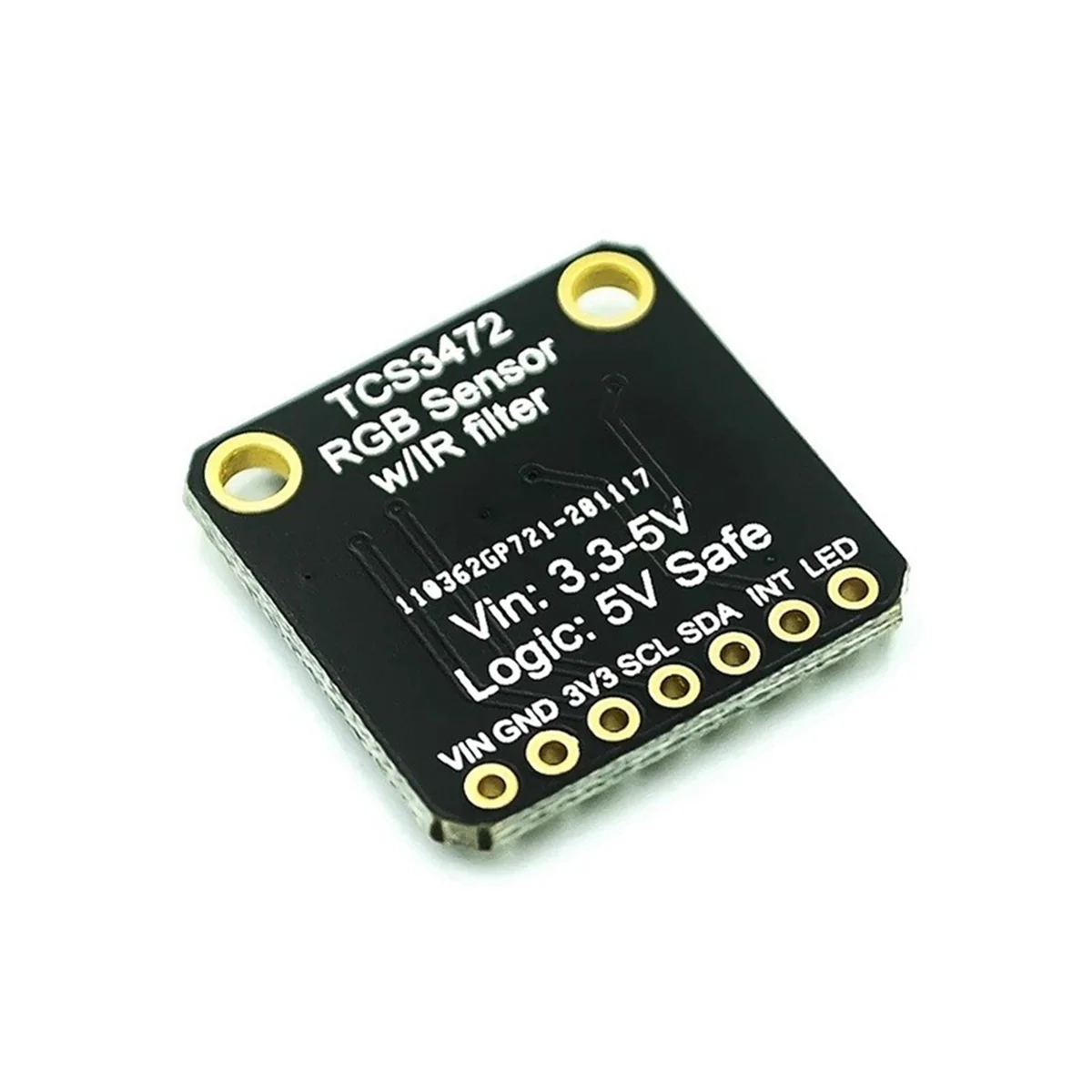 TCS34725 Color Sensor TCS3472 RGB Sensor Recognition Module RGB Development Board IIC for Arduino STM32,Double Hole