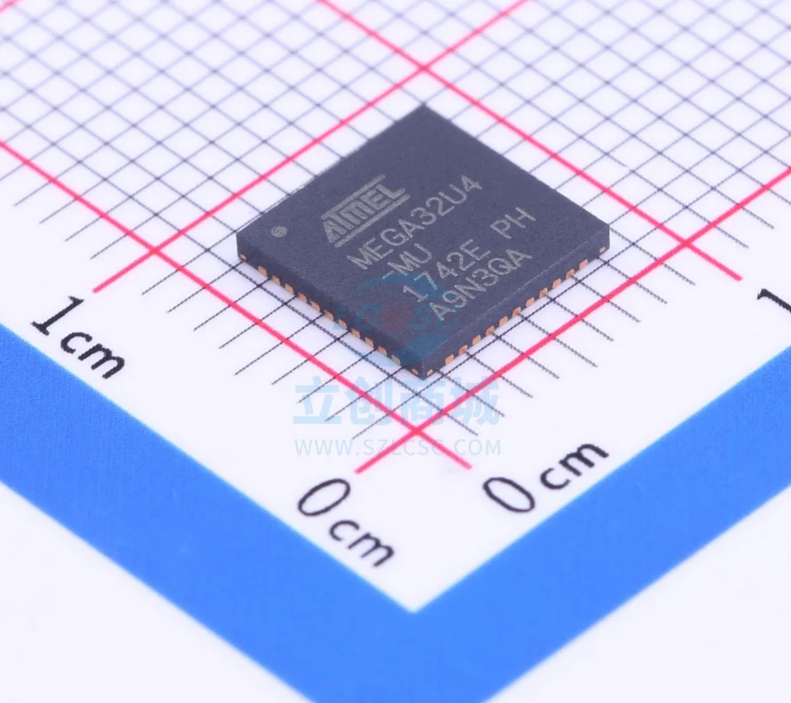 Флэш-память 16 МГц 32 КБ ATMEGA32U4-MUR VQFN-44 8-bit microcontrolador avr single-chip | Электронные компоненты