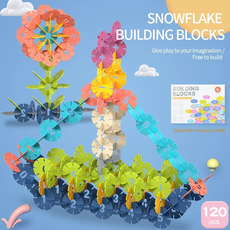 120PCS Piece Assembly Puzzle STEM Educational Kindergarten Children Building Blocks Toy puzzle toys building blocks toys
