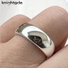 White Gold Color Tungsten Carbide Ring Simple Wedding Band Men Women Engagement Anniversary Gift Dome Polished Comfort Fit 2