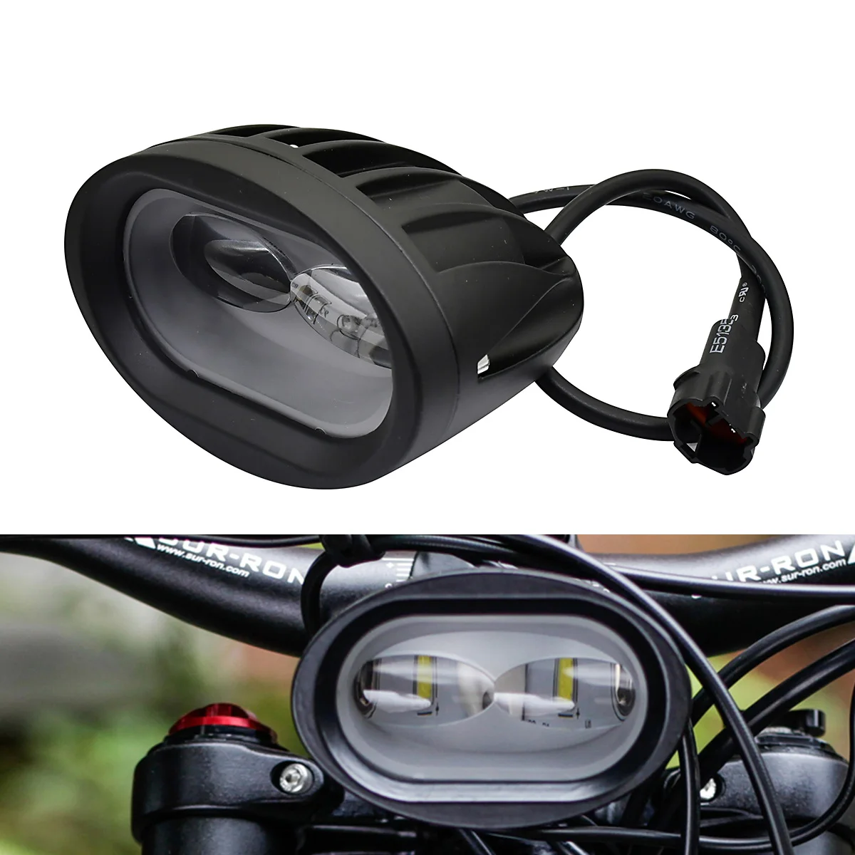

Electric Motorcycle Original LED Front Headlight for Sur-Ron Surron Sur Ron Light Bee S X Off-Road Vehicle Dirt Bike