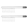 Electrotherapy Instrument Accessories High Frequency Wand Machine Facial Comb Tube Electrode Radio Glass Hair Replacement Parts 1