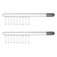 Electrotherapy Instrument Accessories High Frequency Wand Machine Facial Comb Tube Electrode Radio Glass Hair Replacement Parts 1