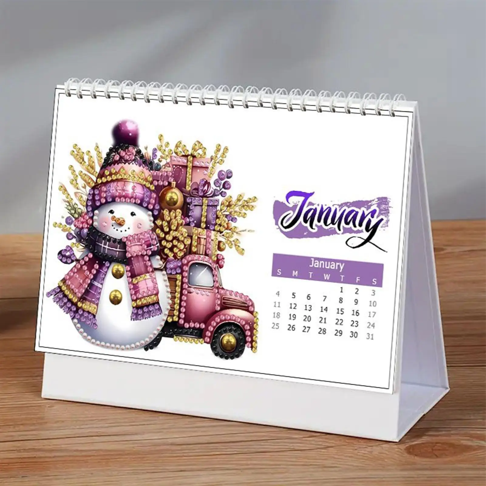 Diamond Art Calendar Kits 2026 Christmas Gnome Home Decor Christmas Diamond Art Calendar For Holiday Birthday Party Offices Home